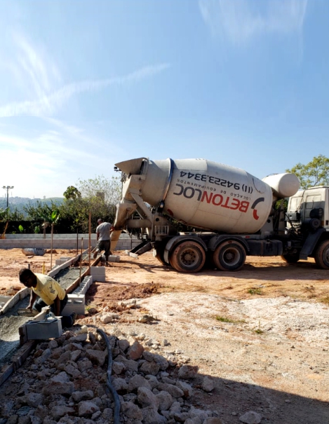 Concretagem para piso