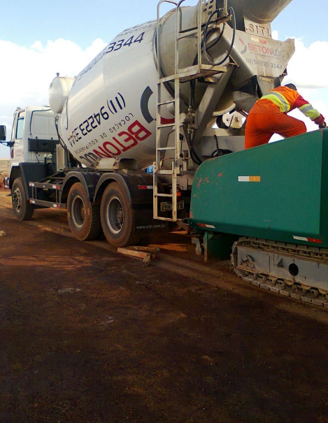 Concretagem para piso