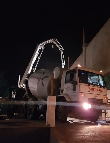 Concretagem para piso