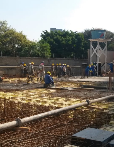 Concretagem para piso